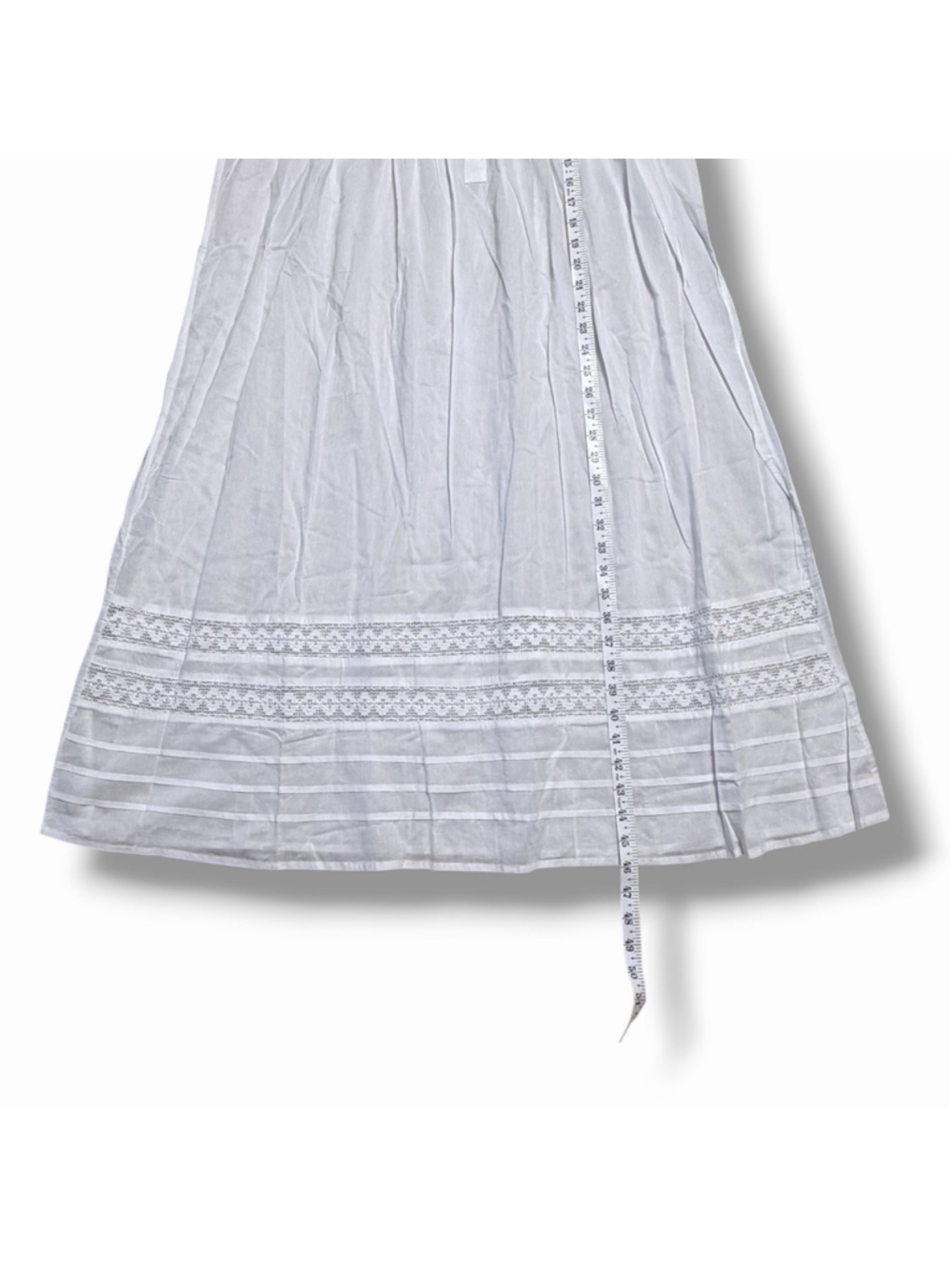Powell Craft NWT O/S White Barbara Long Sleeve Eyelet Nightdress Frill Collar - Picture 6 of 11